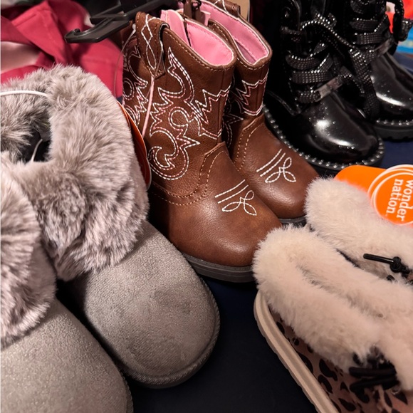 Stylish Baby Boot Collection - Gray, Brown, Black, Leopard - Picture 4 of 11